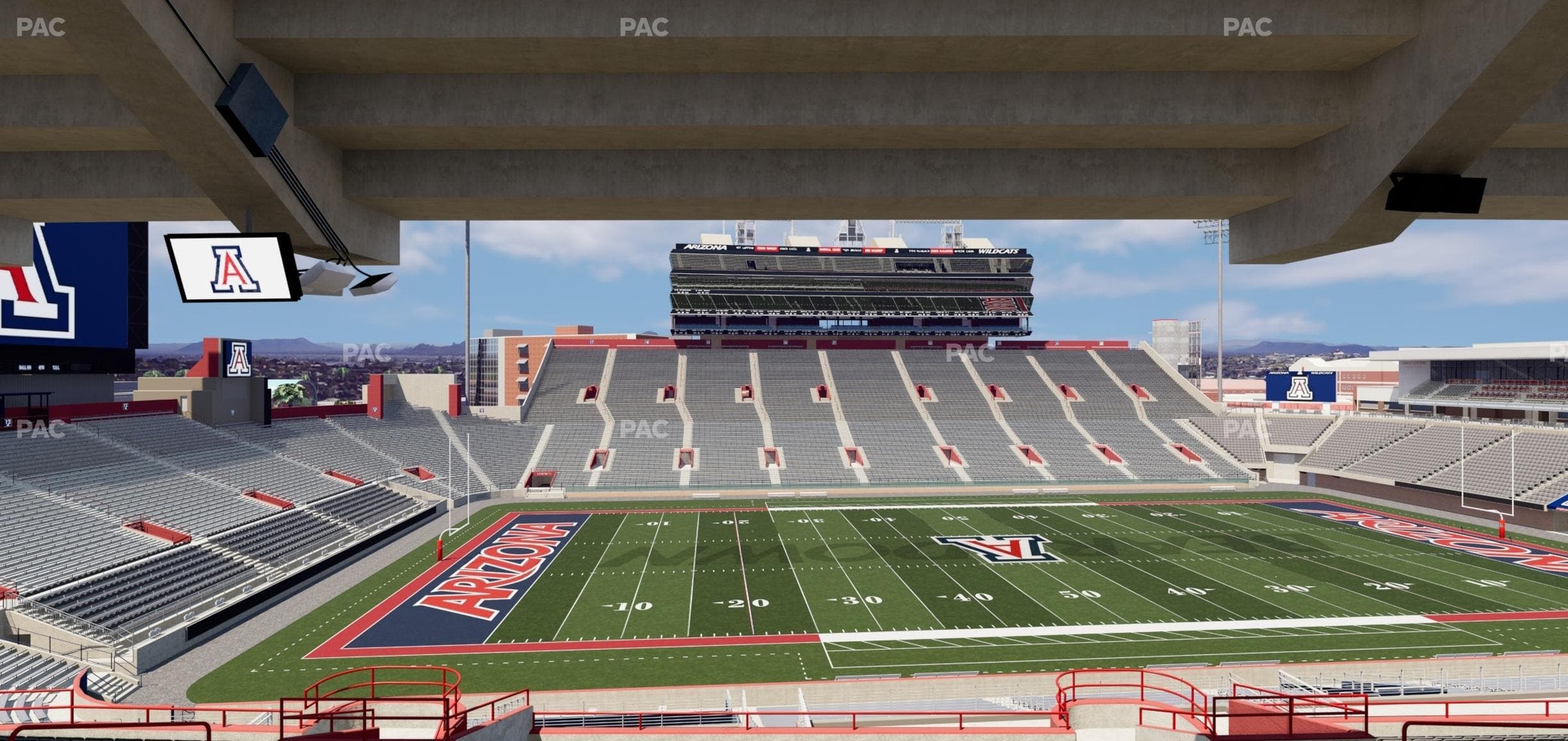 Arizona Stadium - Section 107 Seat View