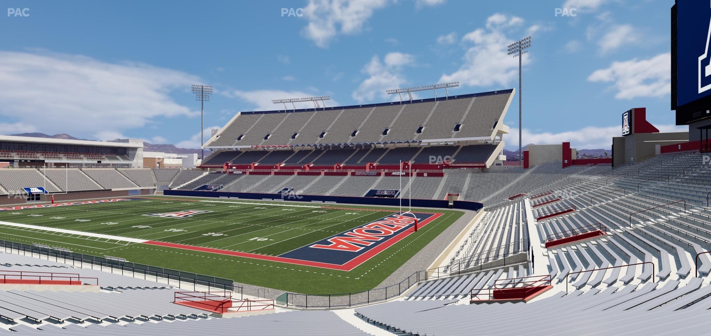 Arizona Stadium - Section 16 Seat View