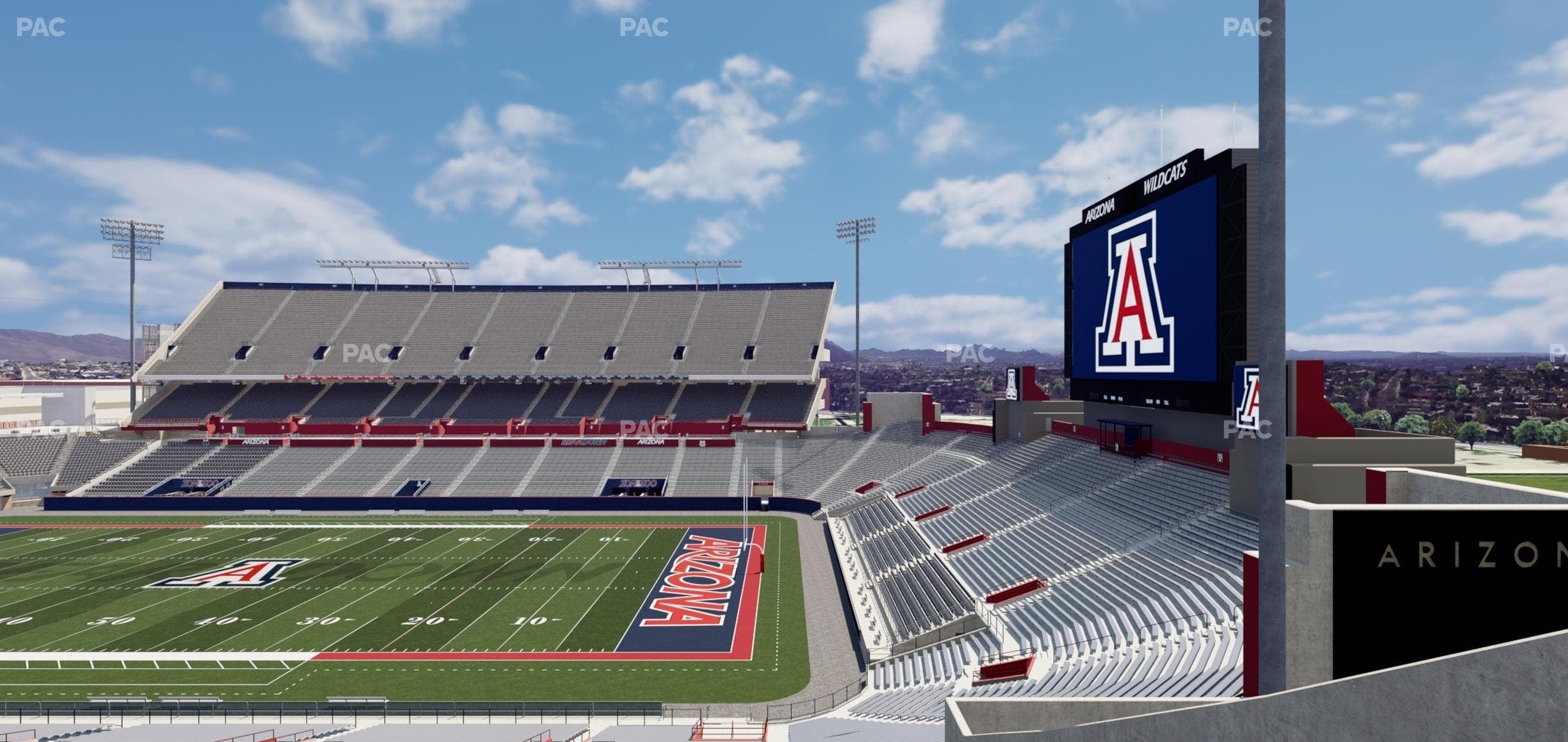 Arizona Stadium - Section 17 Seat View