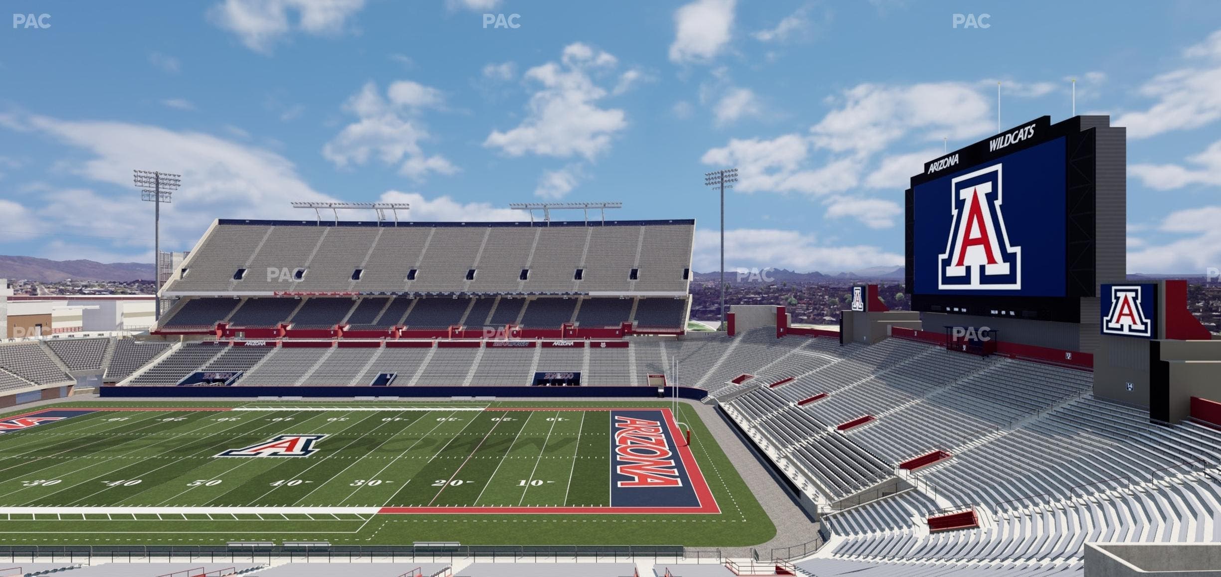 Arizona Stadium - Section 18 Seat View