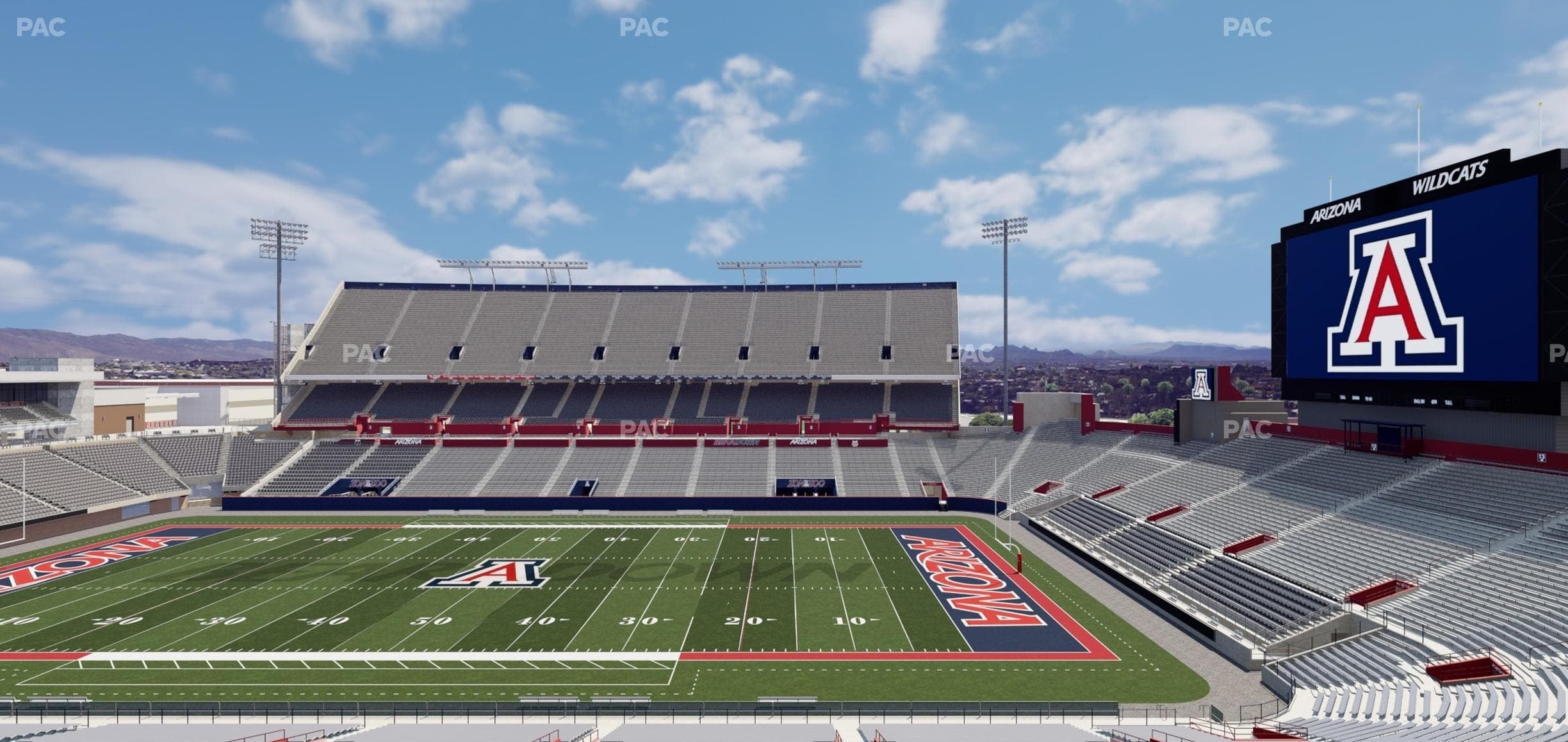 Arizona Stadium - Section 19 Seat View