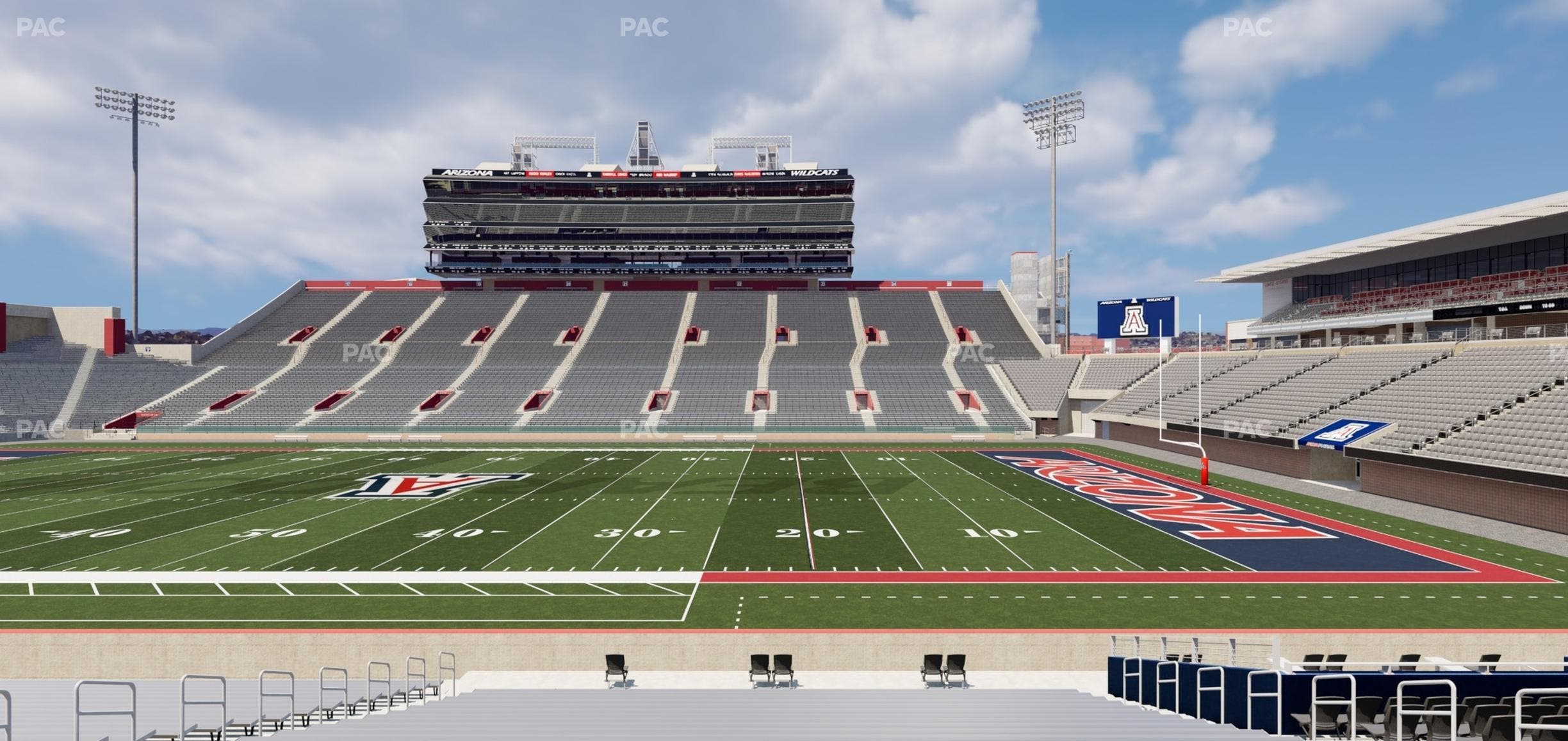 Arizona Stadium - Section 2 Seat View