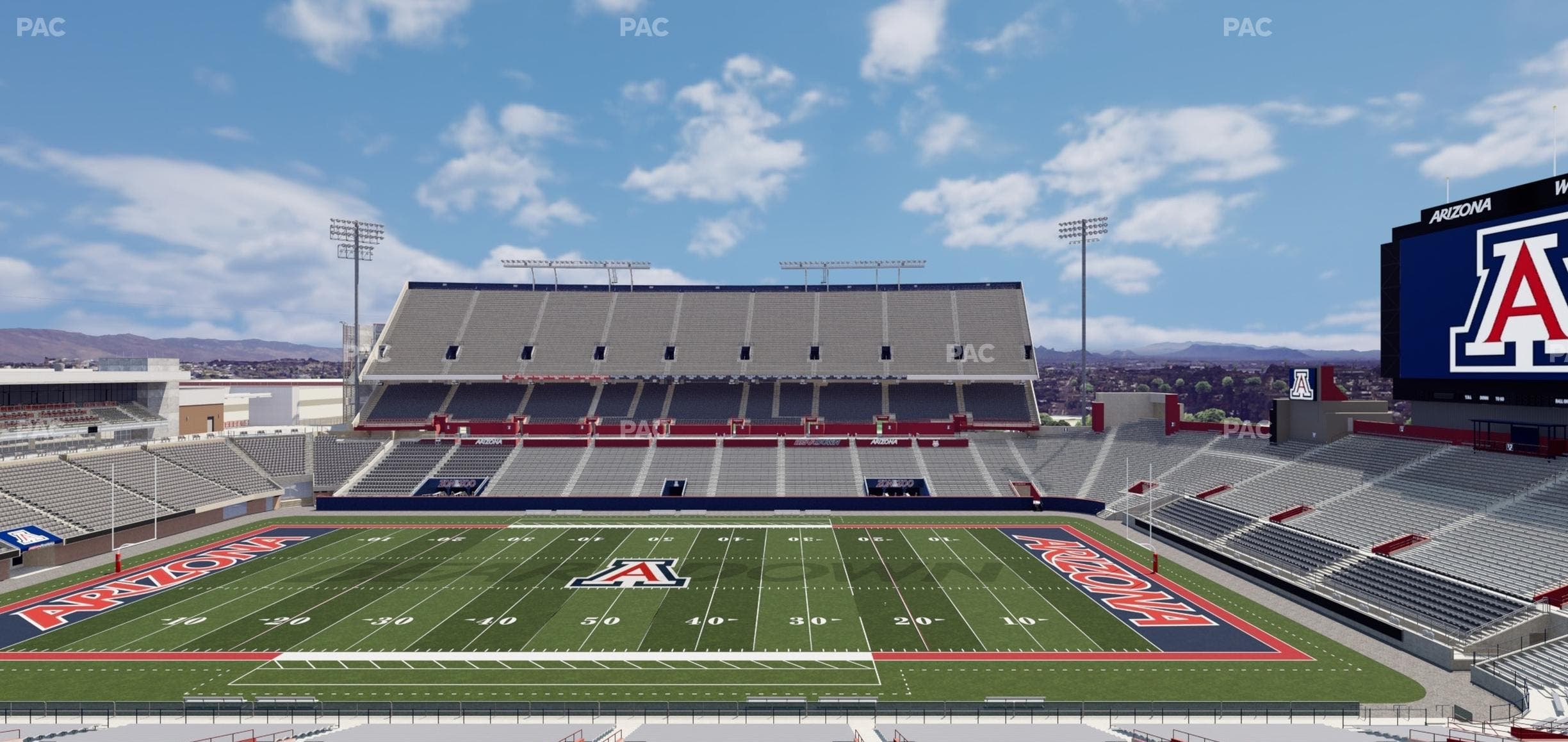Arizona Stadium - Section 20 Seat View