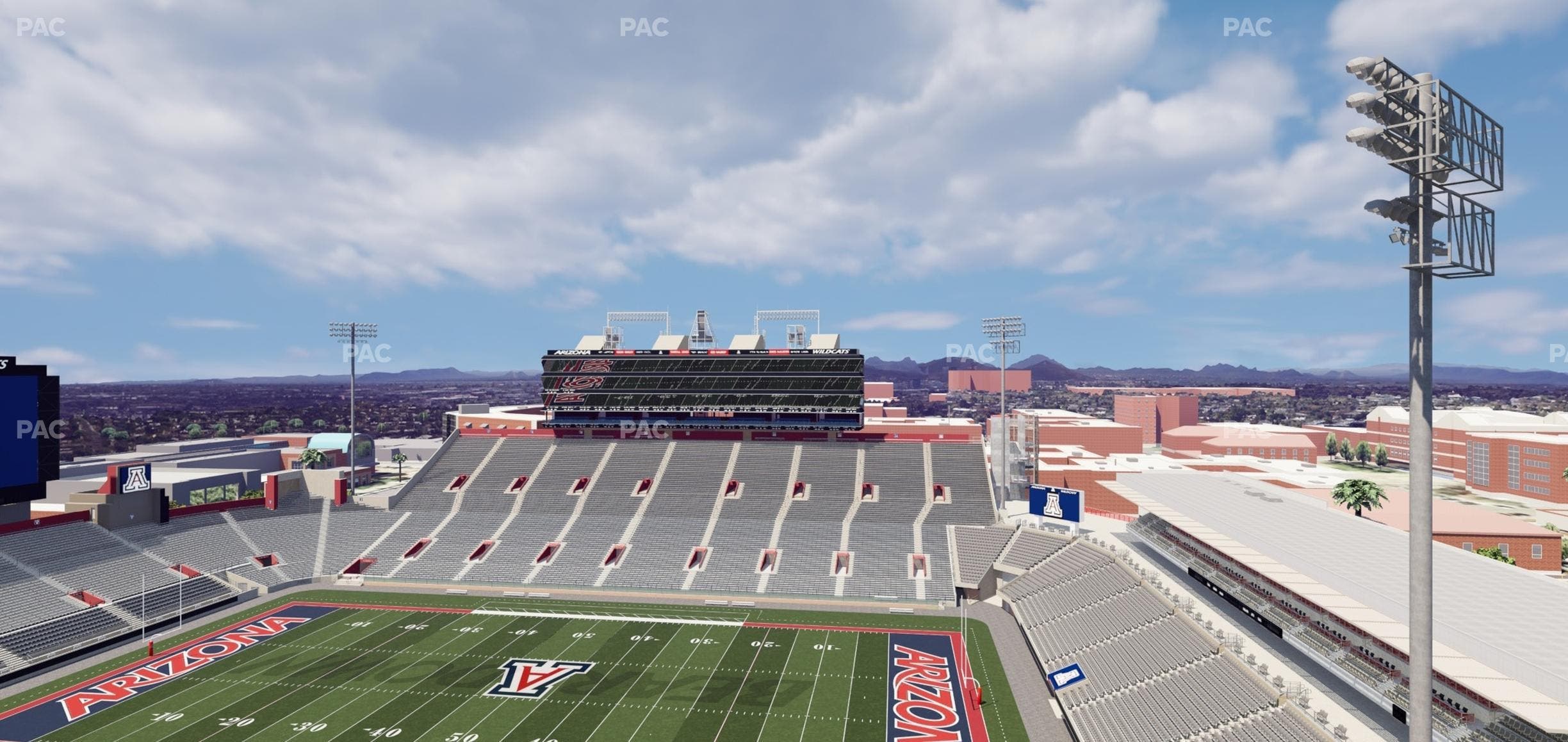 Arizona Stadium - Section 202 Seat View