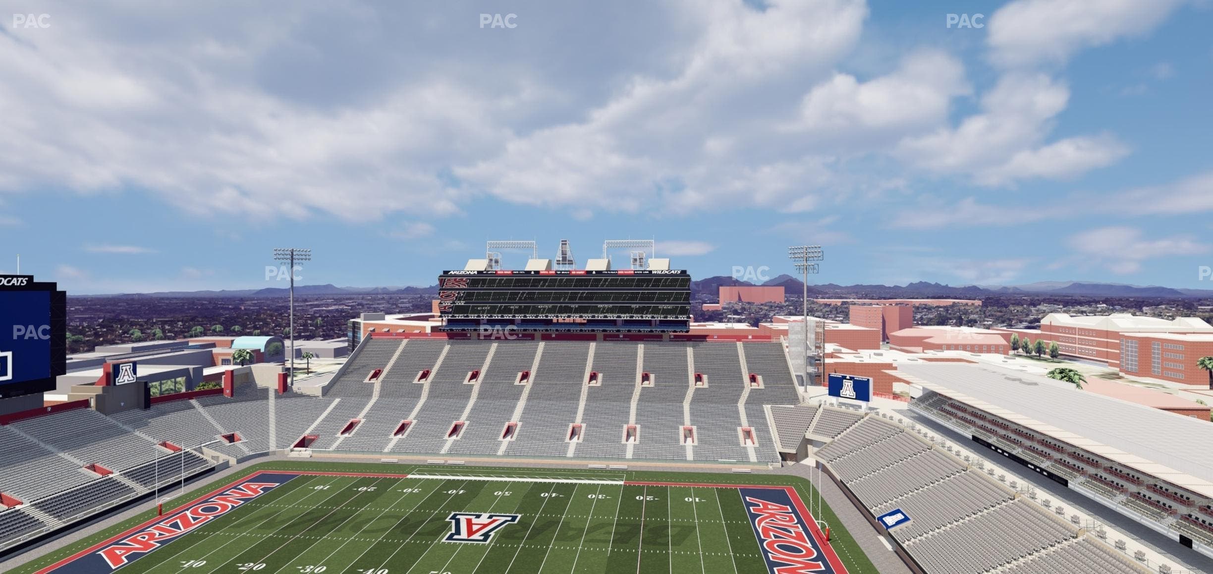 Arizona Stadium - Section 203 Seat View