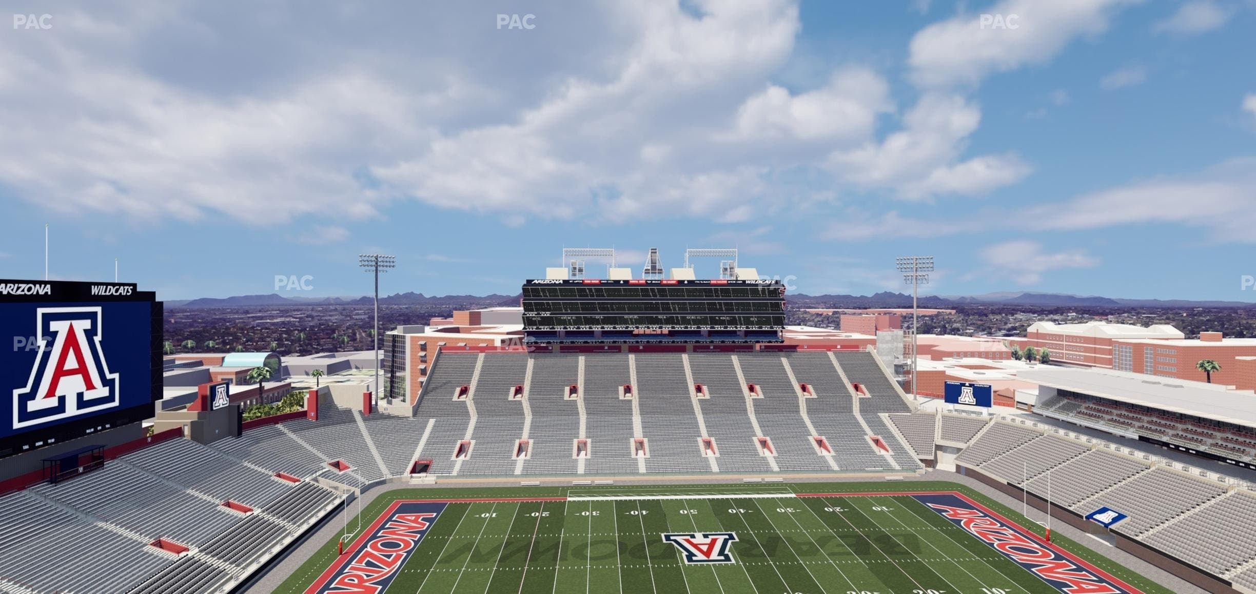 Arizona Stadium - Section 206 Seat View