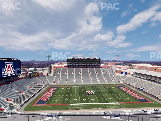 Arizona Stadium - Section 206 Seat View