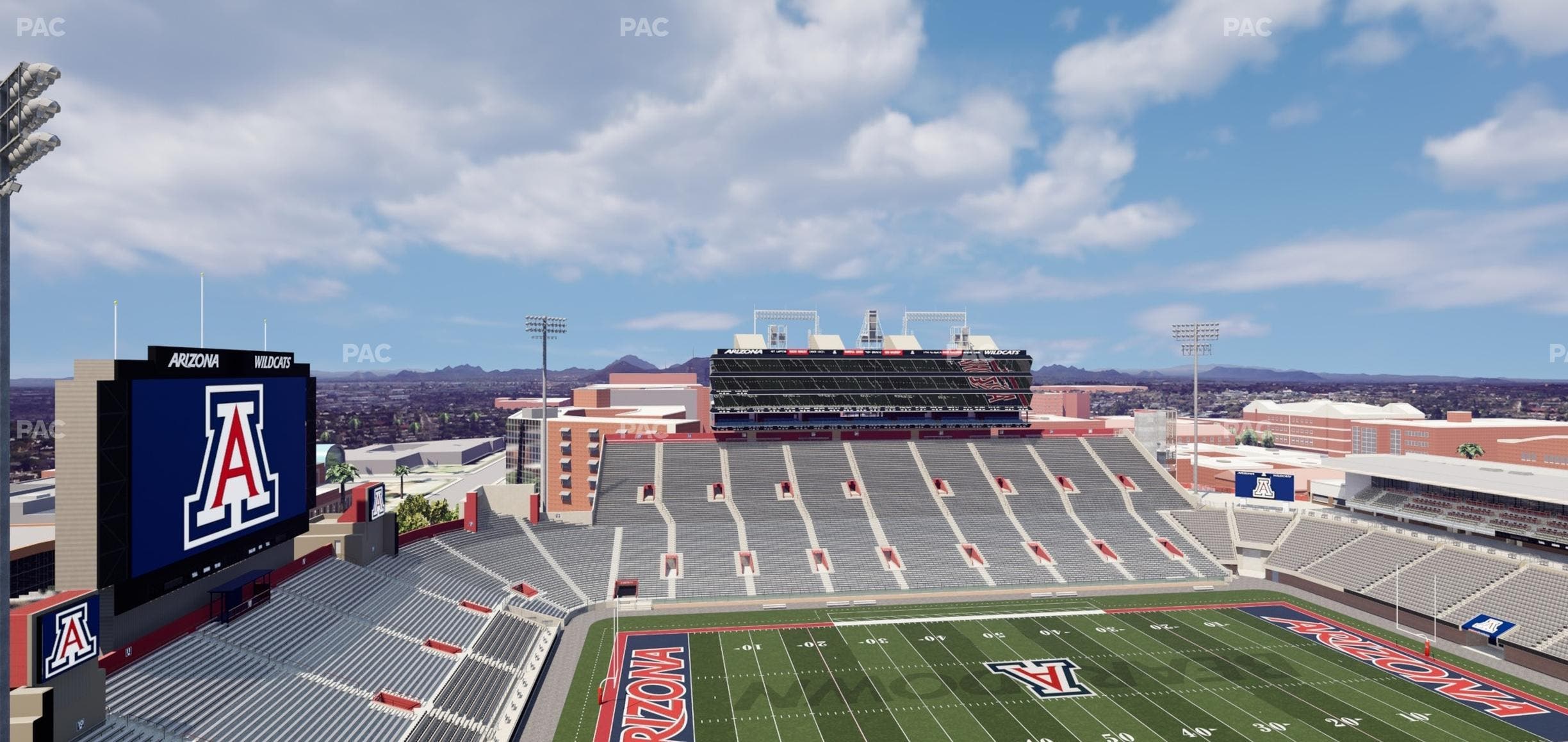 Arizona Stadium - Section 208 Seat View