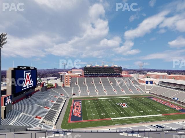 Arizona Stadium - Section 208 Seat View