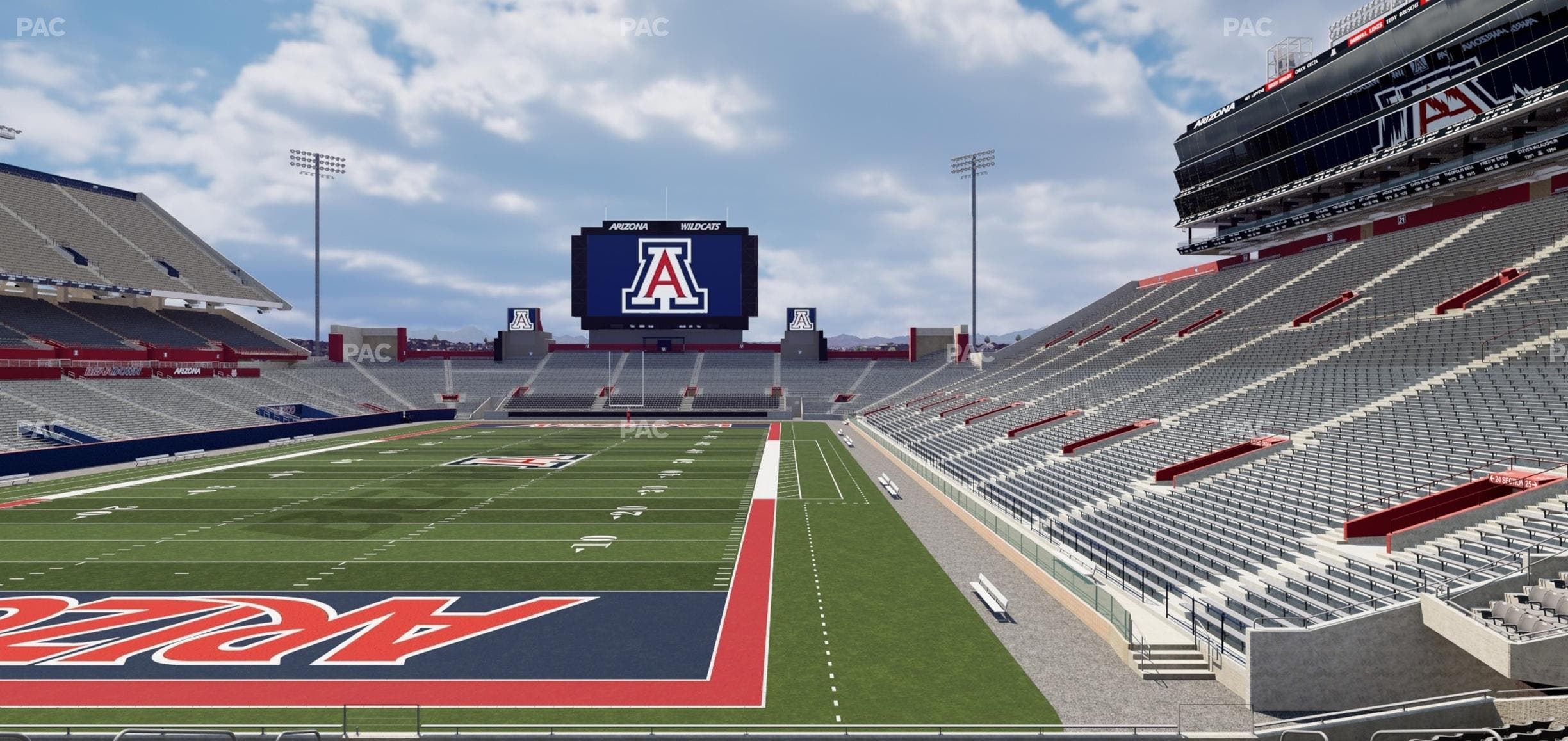 Arizona Stadium - Section 29 Seat View