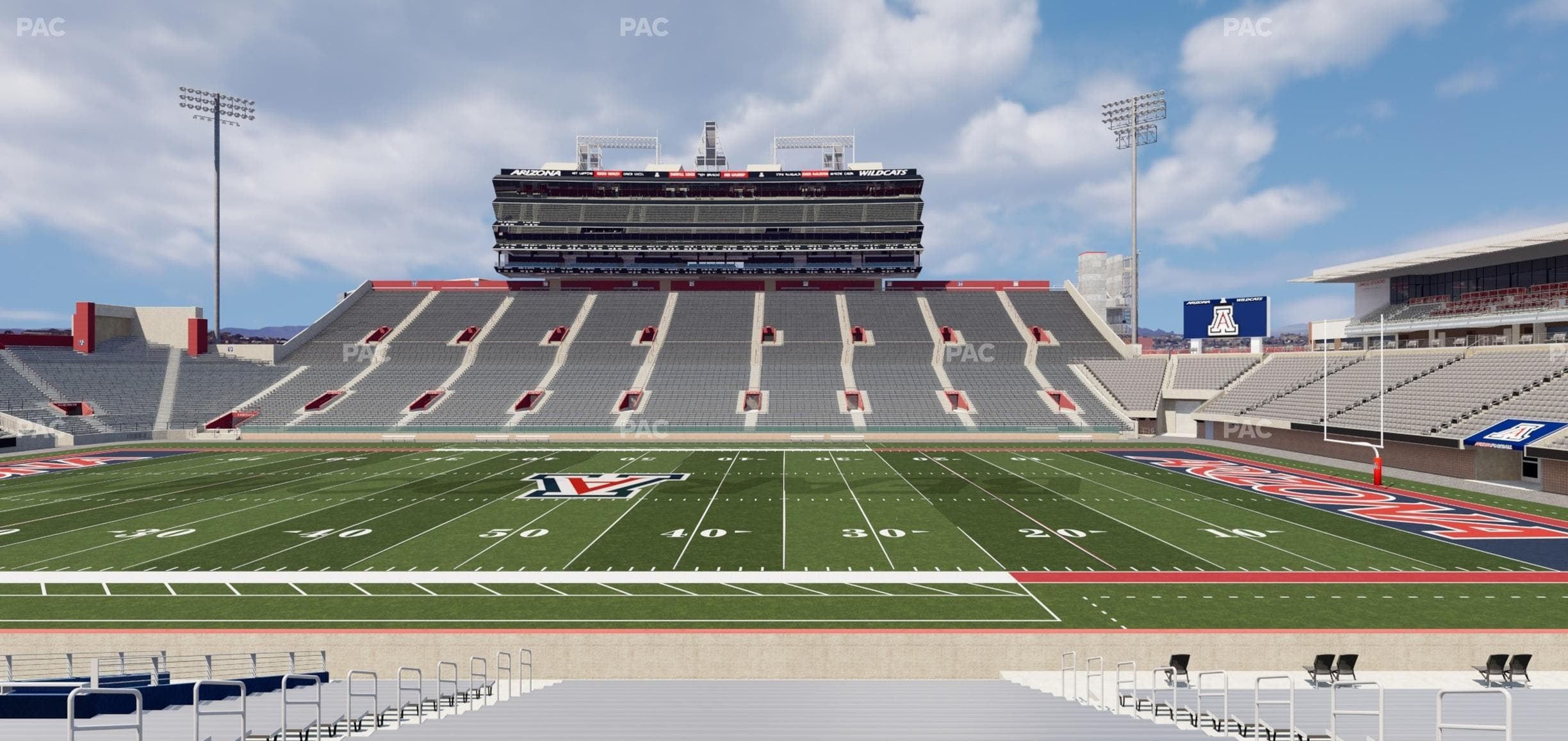 Arizona Stadium - Section 3 Seat View