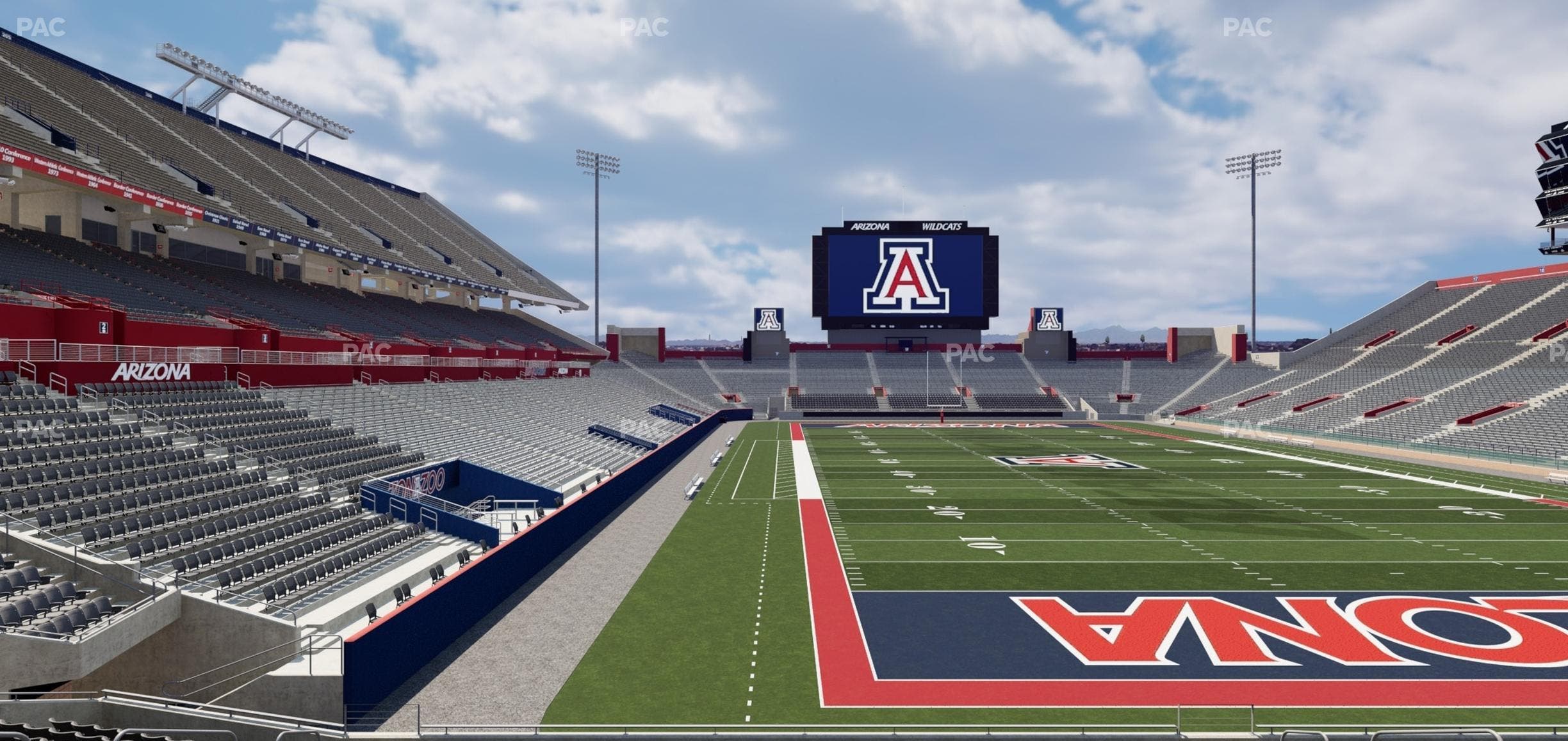 Arizona Stadium - Section 33 Seat View