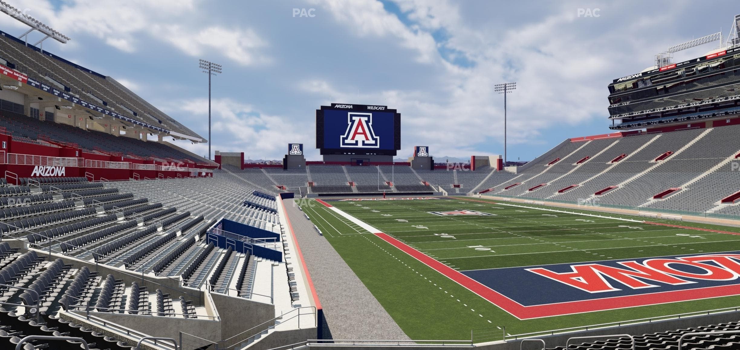 Arizona Stadium - Section 34 Seat View