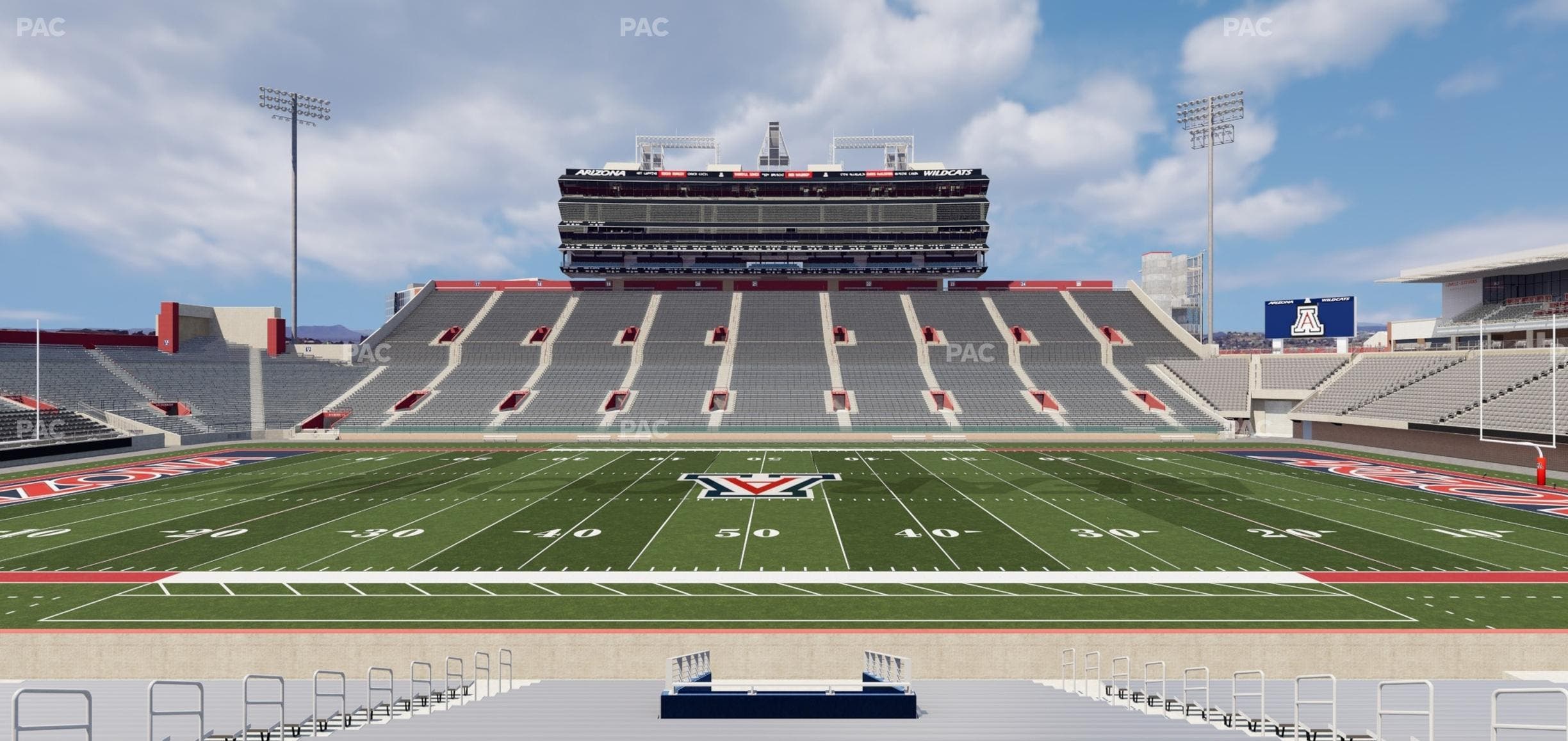 Arizona Stadium - Section 4 Seat View