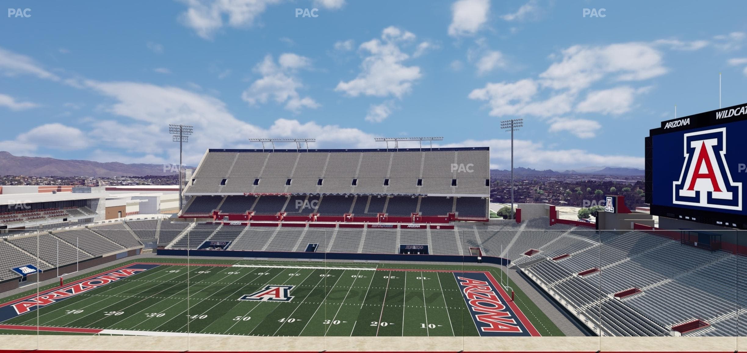 Arizona Stadium - Section Loge 110 Seat View