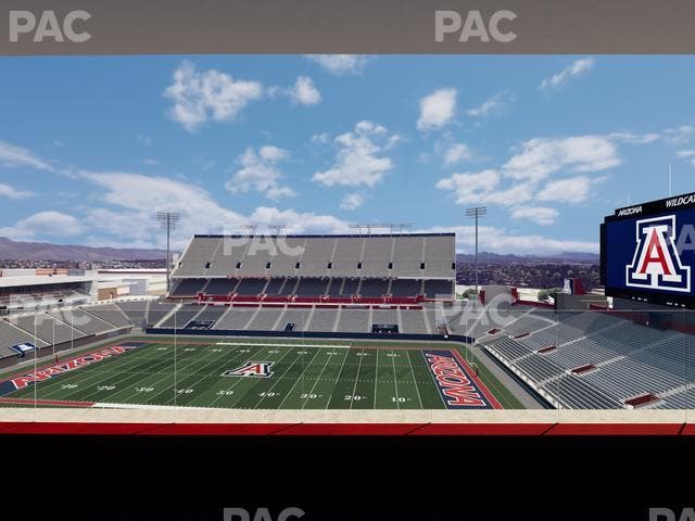 Arizona Stadium - Section Loge 110 Seat View