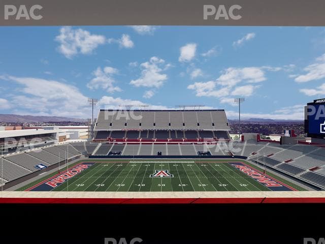 Arizona Stadium - Section Loge 113 Seat View