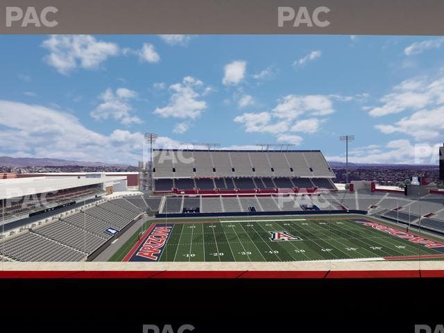 Arizona Stadium - Section Loge 116 Seat View