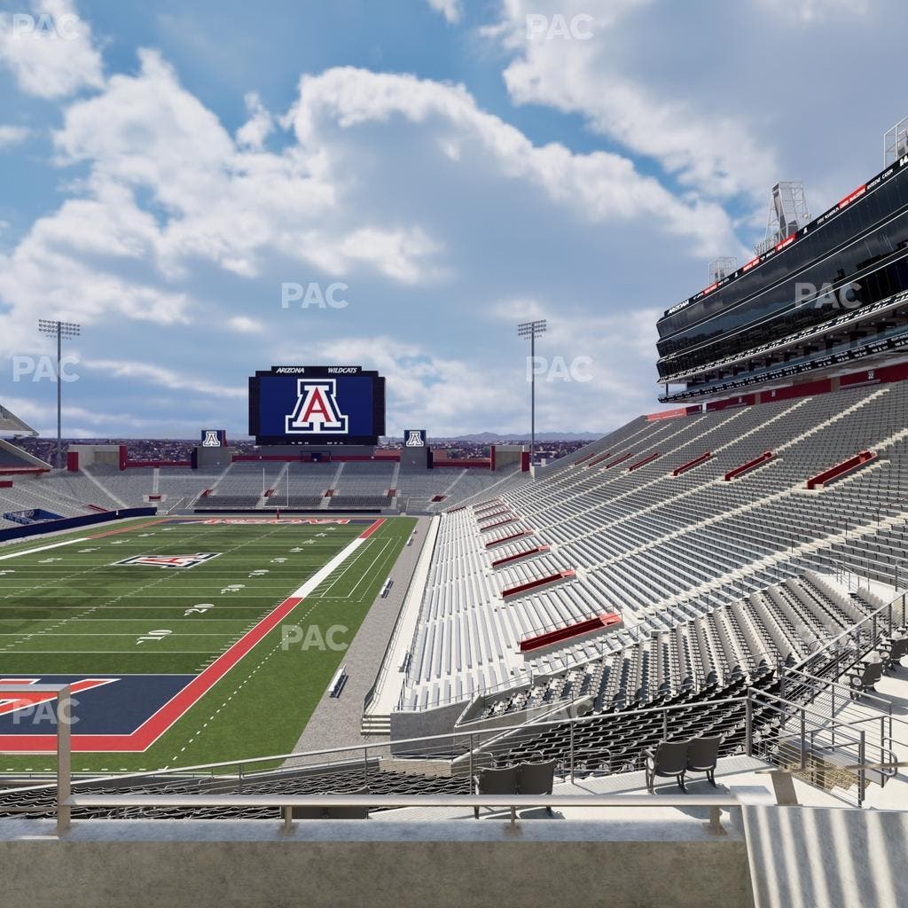 Arizona Stadium - Section Sands Club 117 Seat View