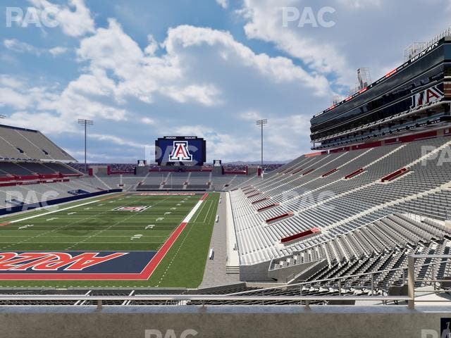 Arizona Stadium - Section Sands Club 118 Seat View