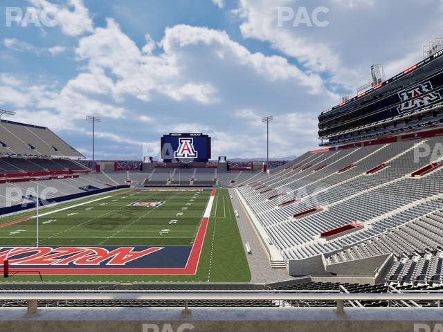 Arizona Stadium - Section Sands Club 119 Seat View