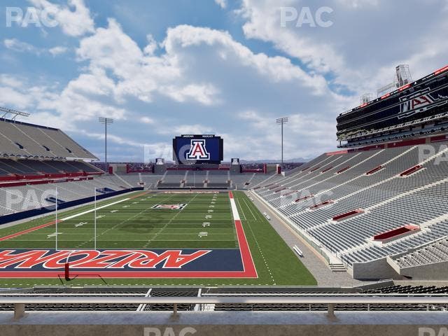 Arizona Stadium - Section Sands Club 120 Seat View