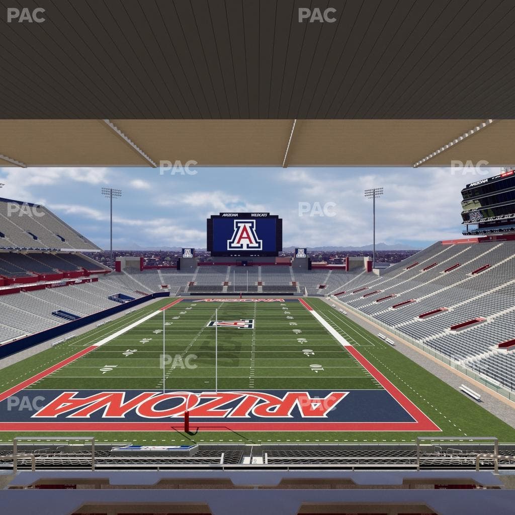 Arizona Stadium - Section Sands Club 122 Seat View