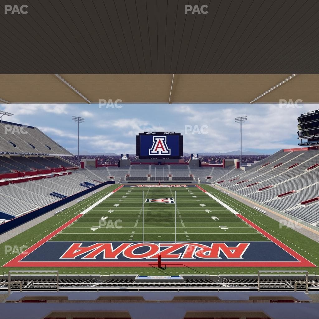 Arizona Stadium - Section Sands Club 123 Seat View