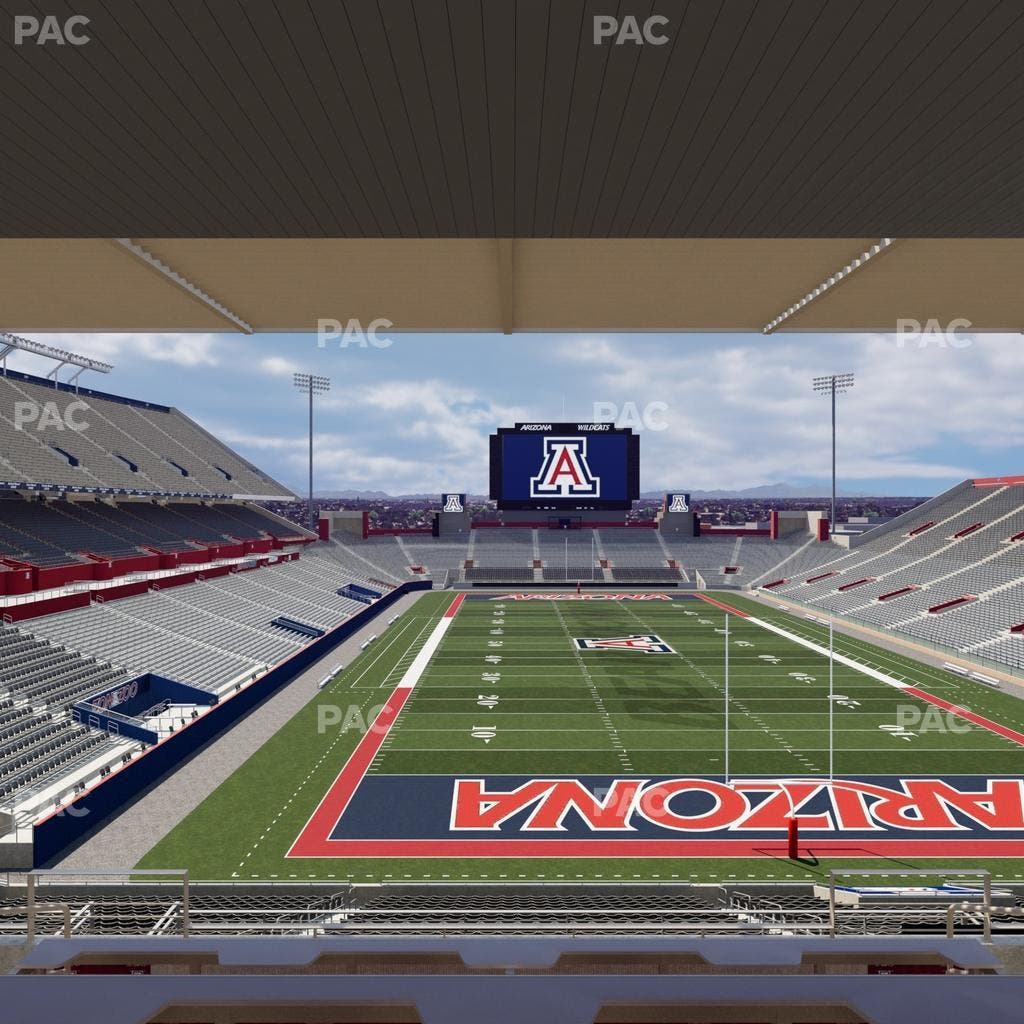 Arizona Stadium - Section Sands Club 125 Seat View