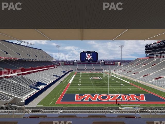 Arizona Stadium - Section Sands Club 125 Seat View