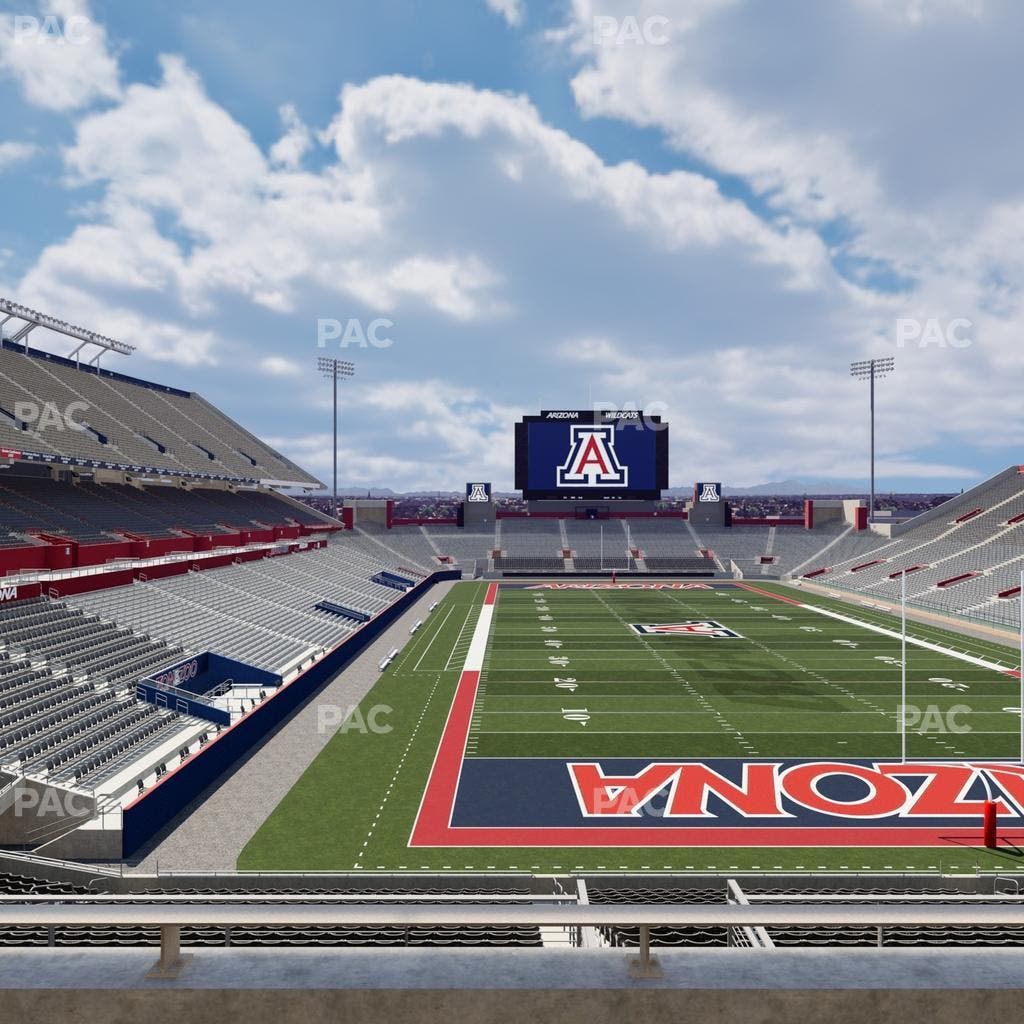 Arizona Stadium - Section Sands Club 126 Seat View