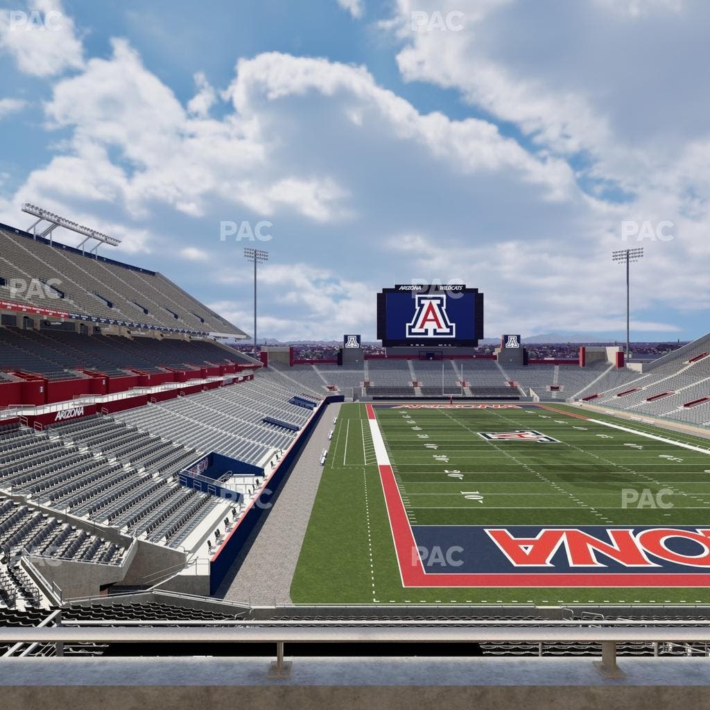 Arizona Stadium - Section Sands Club 127 Seat View