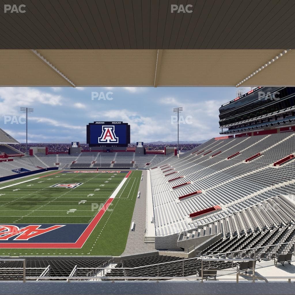 Arizona Stadium - Section Sands Club W 118 Seat View