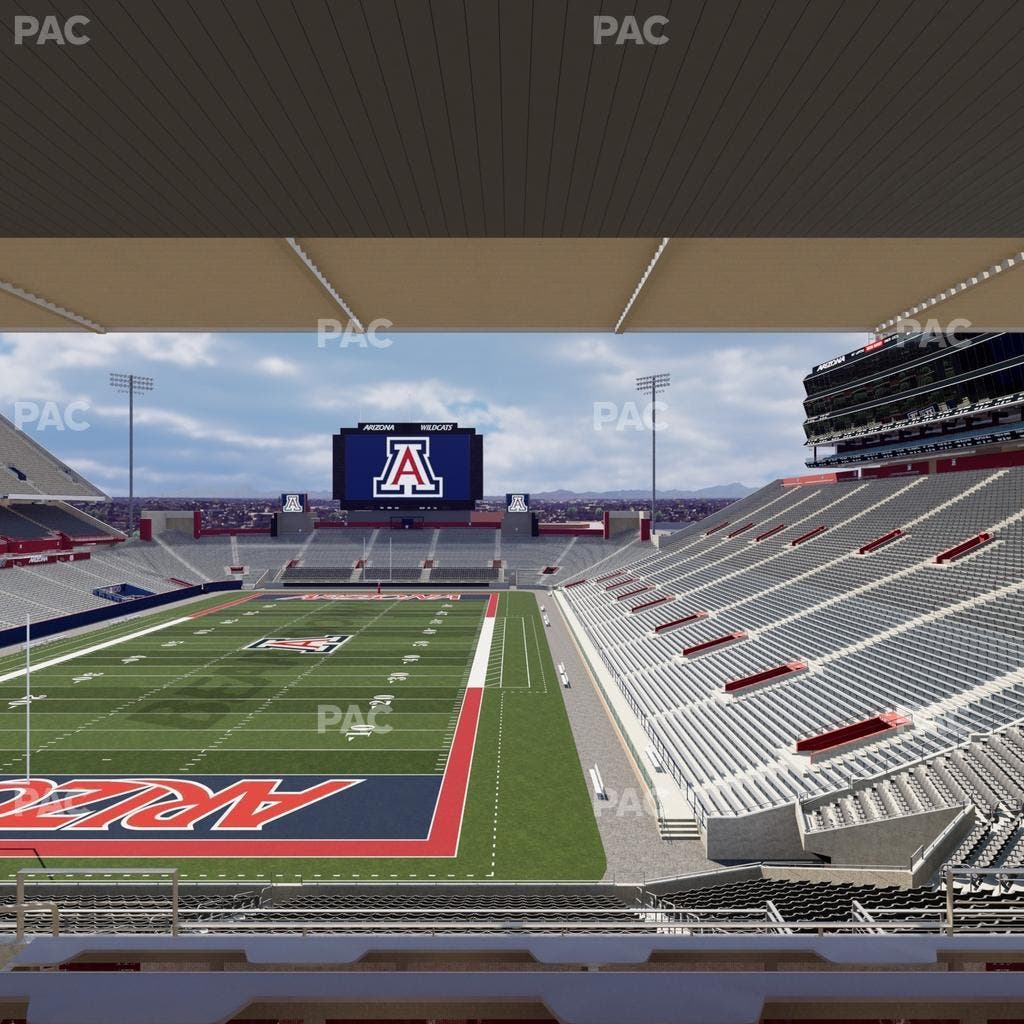 Arizona Stadium - Section Sands Club W 119 Seat View