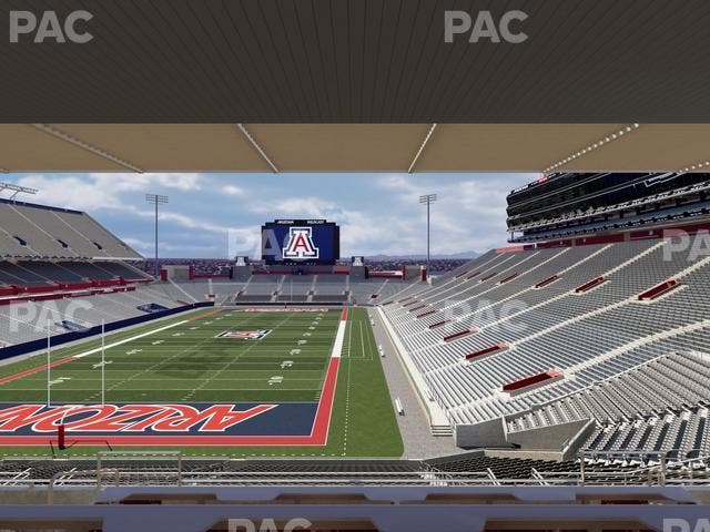 Arizona Stadium - Section Sands Club W 119 Seat View