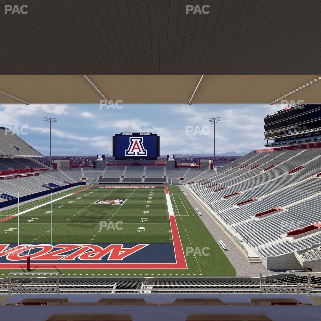 Arizona Stadium - Section Sands Club W 120 Seat View