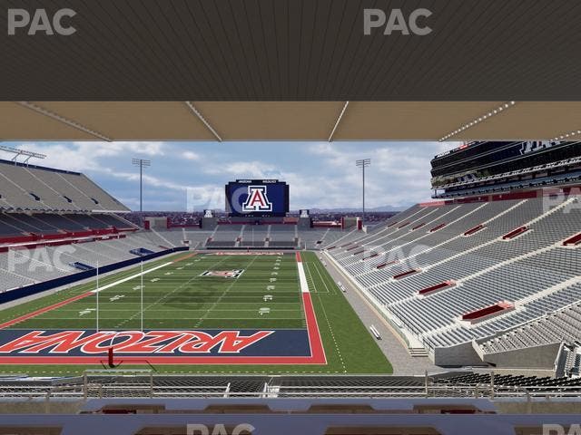 Arizona Stadium - Section Sands Club W 120 Seat View