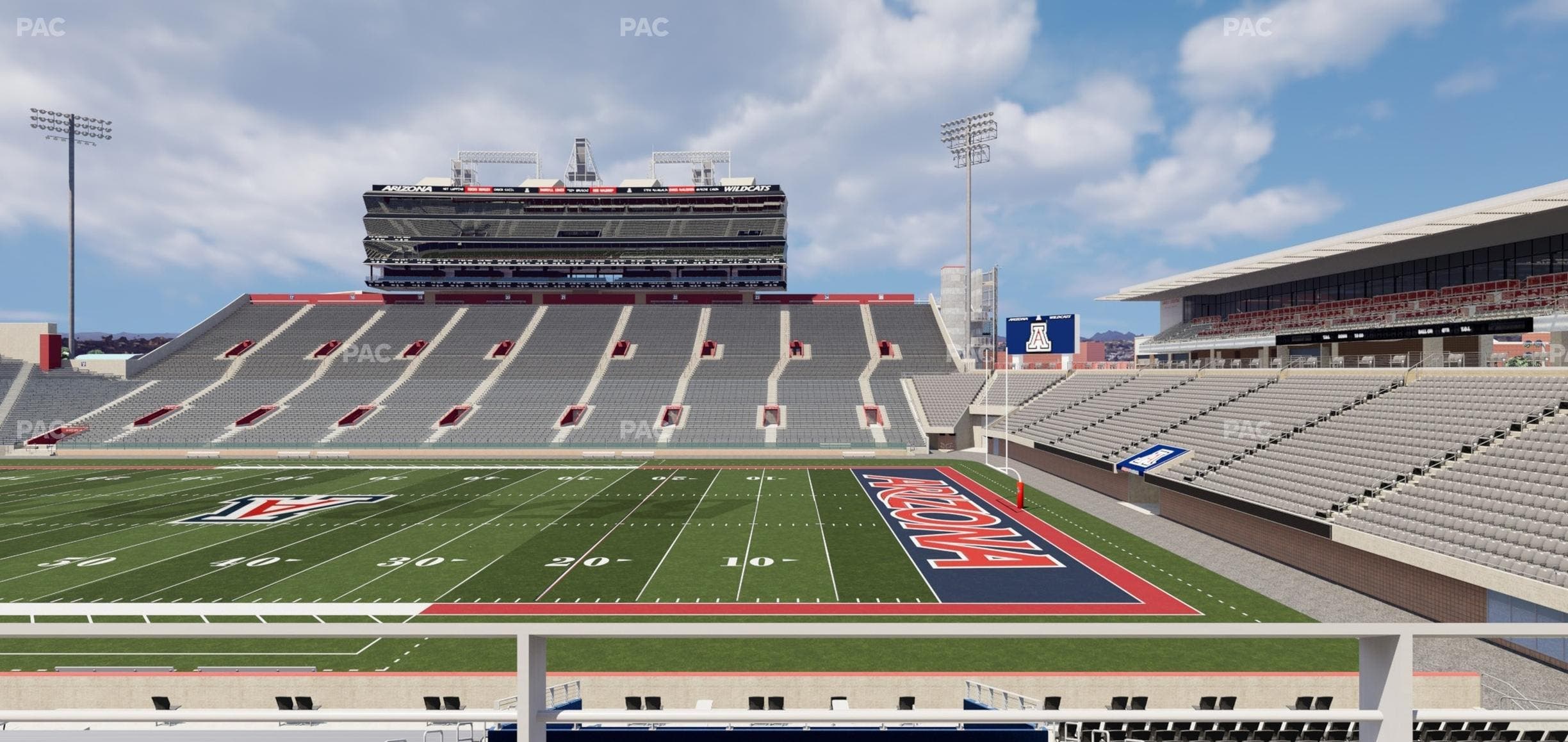 Arizona Stadium - Section W 1 Seat View