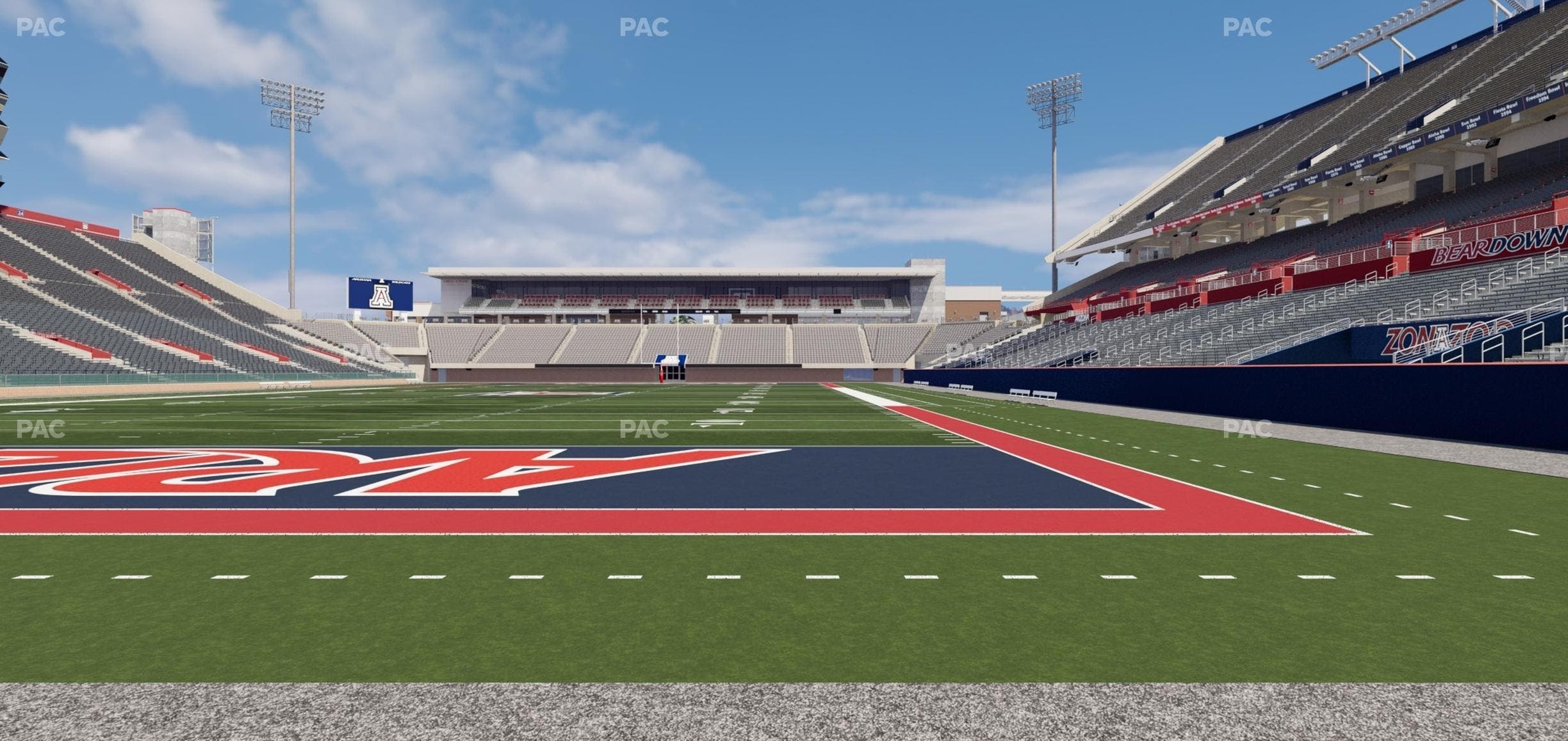 Arizona Stadium - Section W 11 Seat View