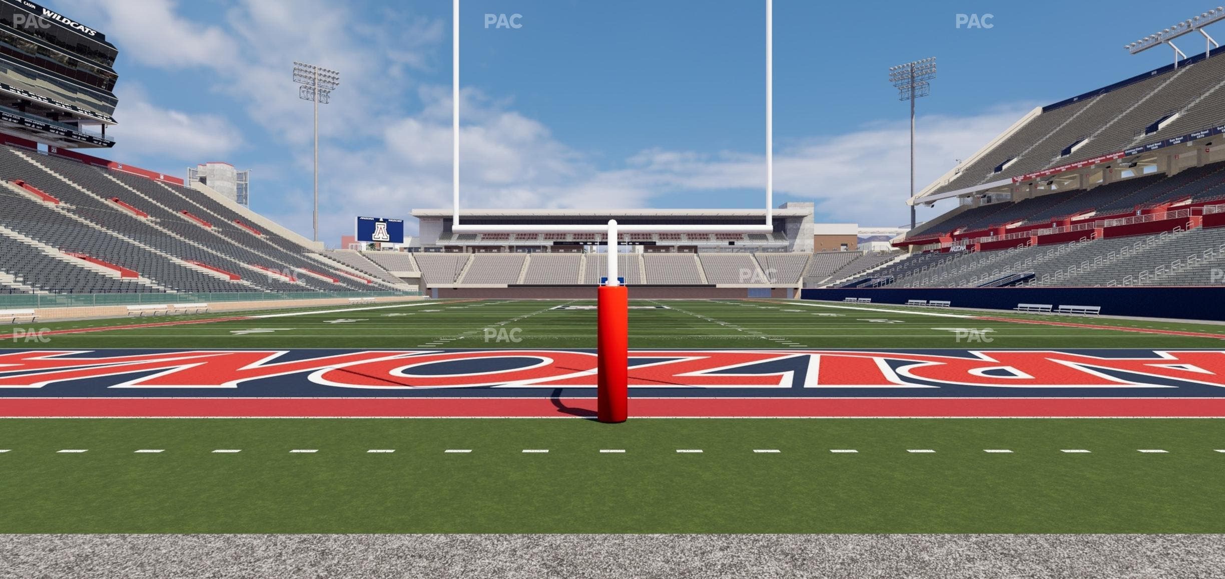Arizona Stadium - Section W 12 Seat View