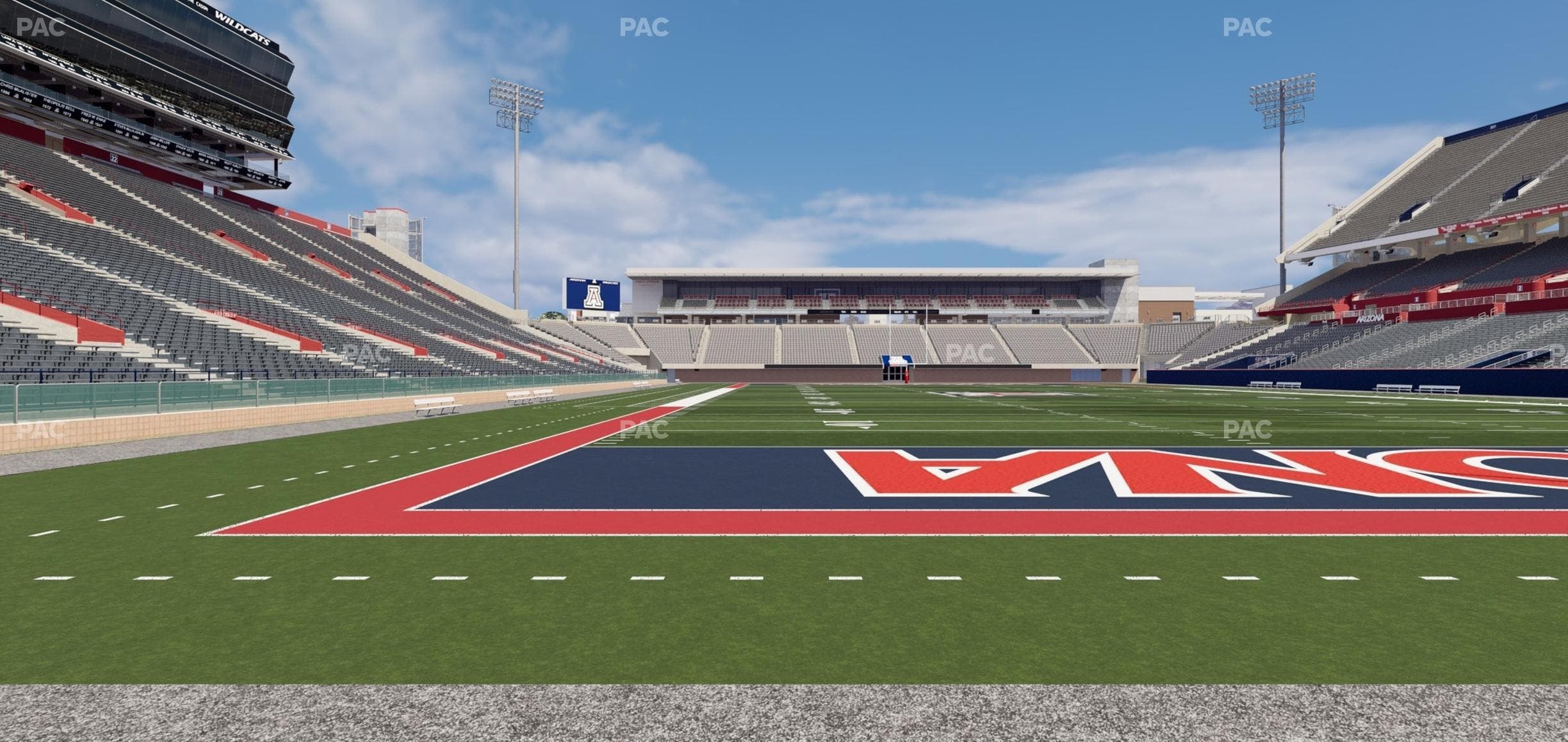 Arizona Stadium - Section W 13 Seat View