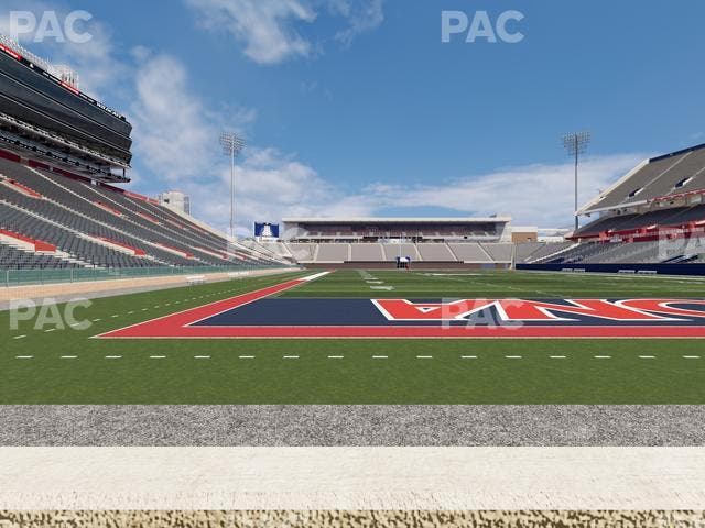 Arizona Stadium - Section W 13 Seat View