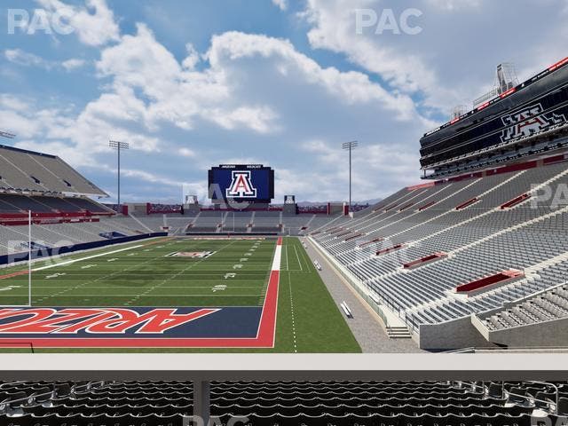 Arizona Stadium - Section W 29 Seat View