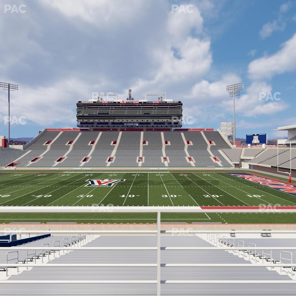 Arizona Stadium - Section W 3 Seat View