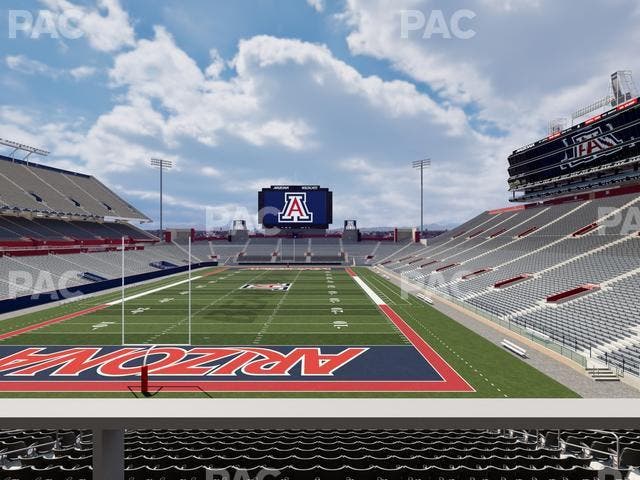 Arizona Stadium - Section W 30 Seat View