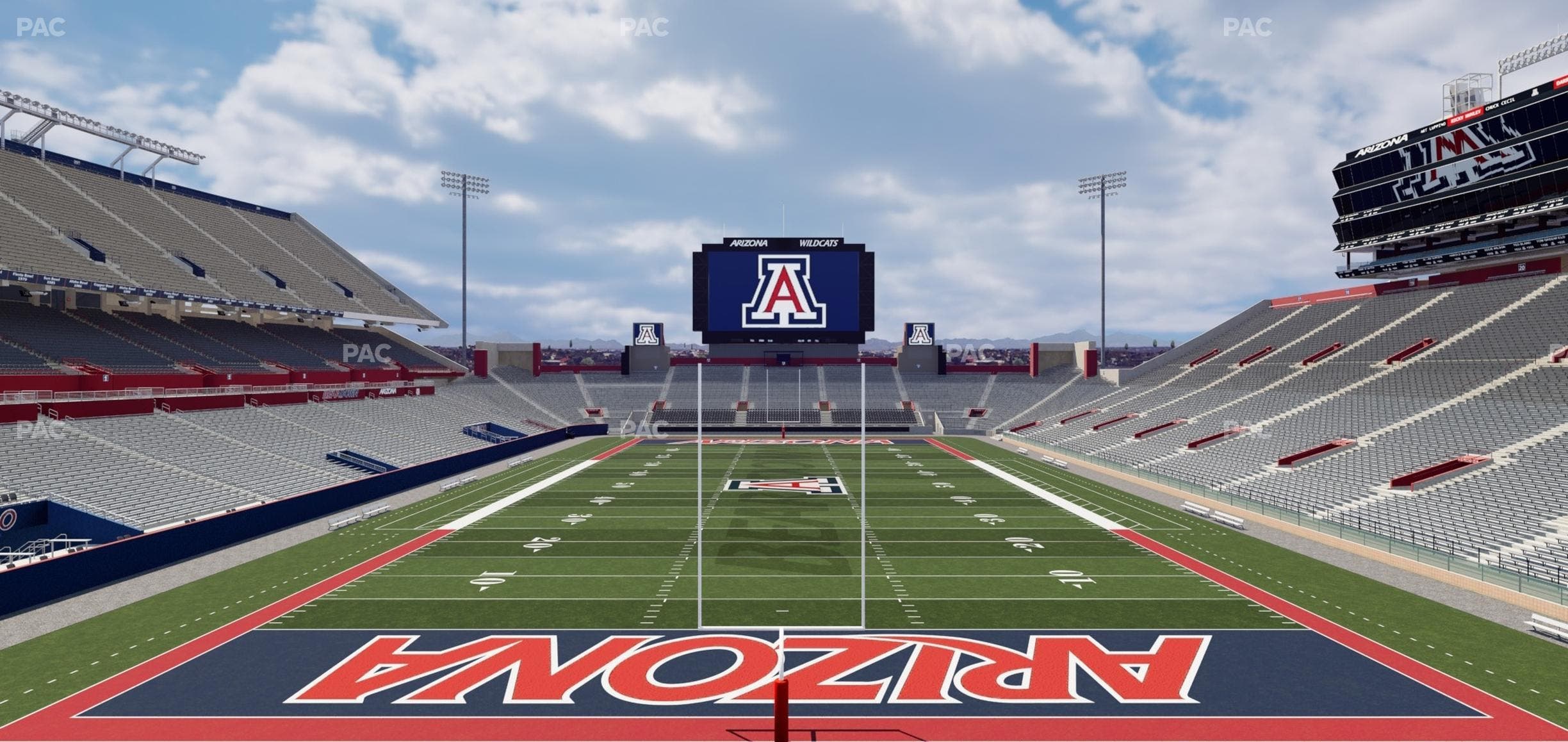 Arizona Stadium - Section W 31 Seat View