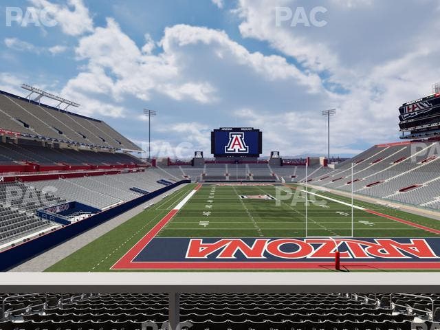 Arizona Stadium - Section W 32 Seat View