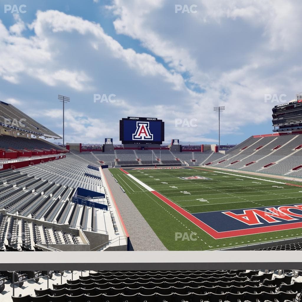 Arizona Stadium - Section W 34 Seat View
