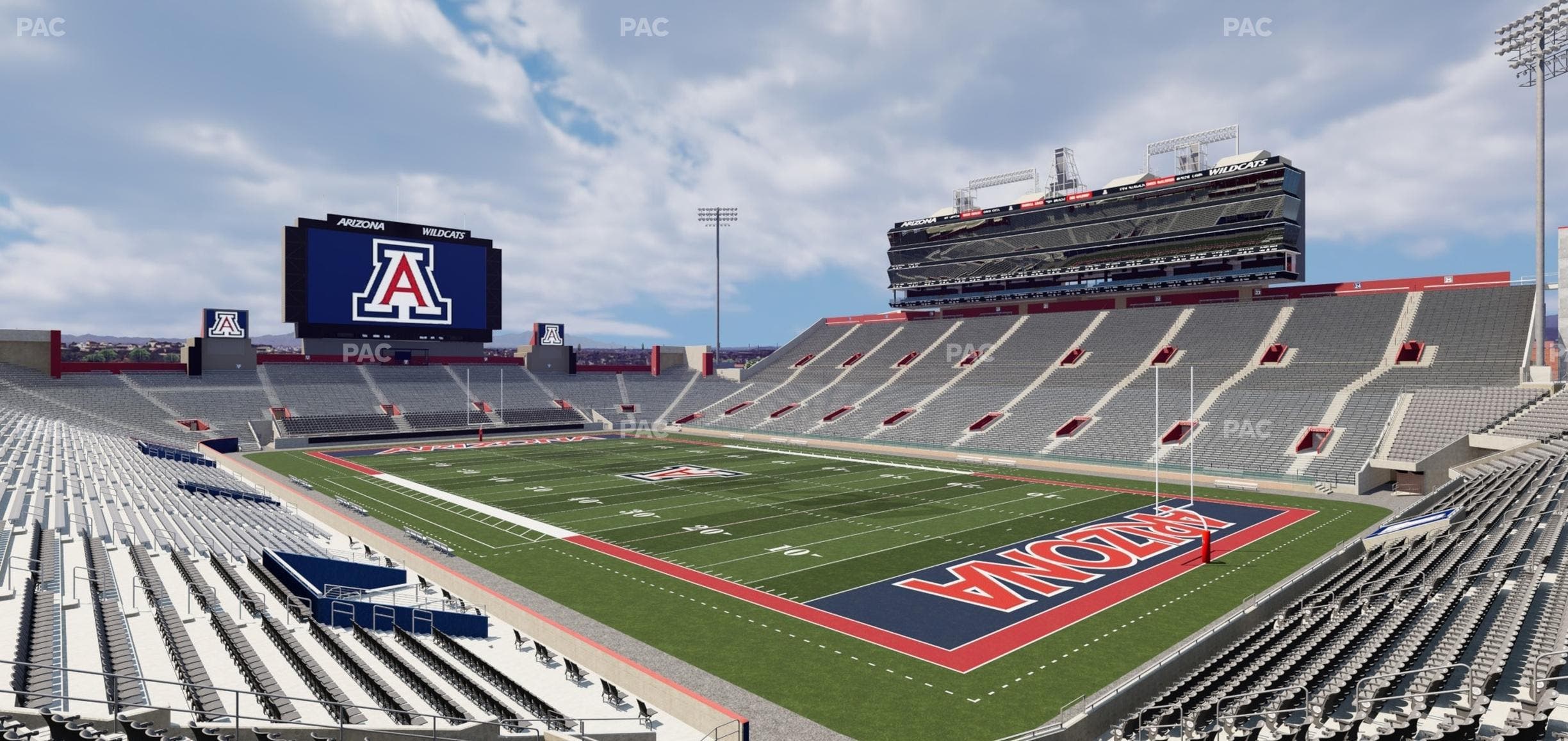Arizona Stadium - Section W 35 Seat View