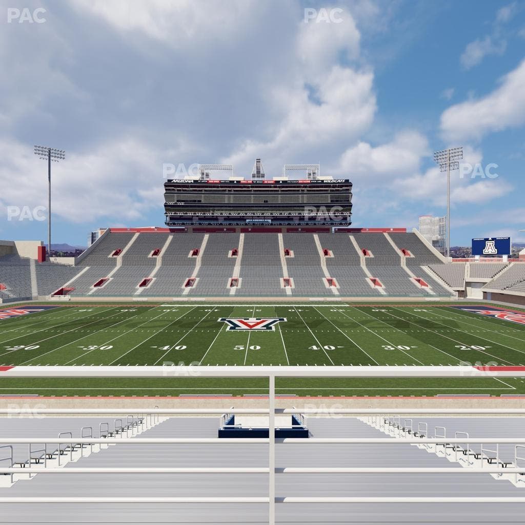 Arizona Stadium - Section W 4 Seat View